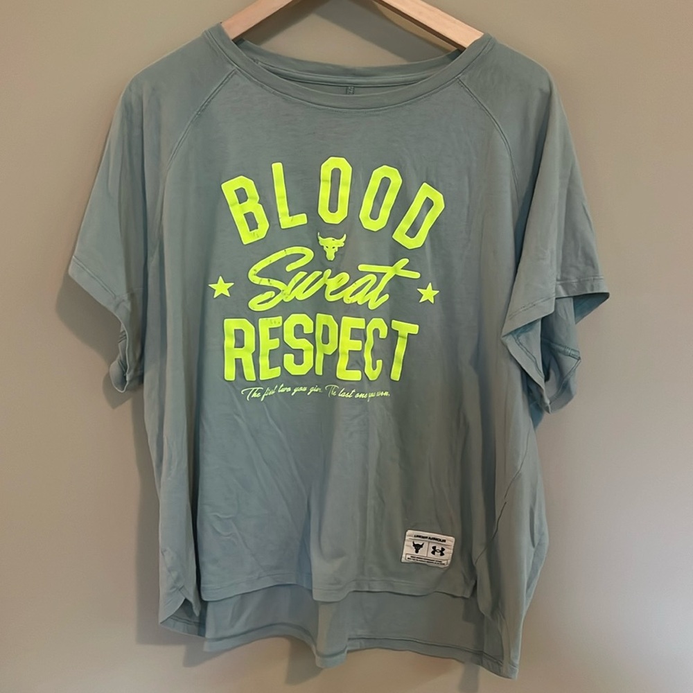 Blood Sweat Respect Under Armor Tee